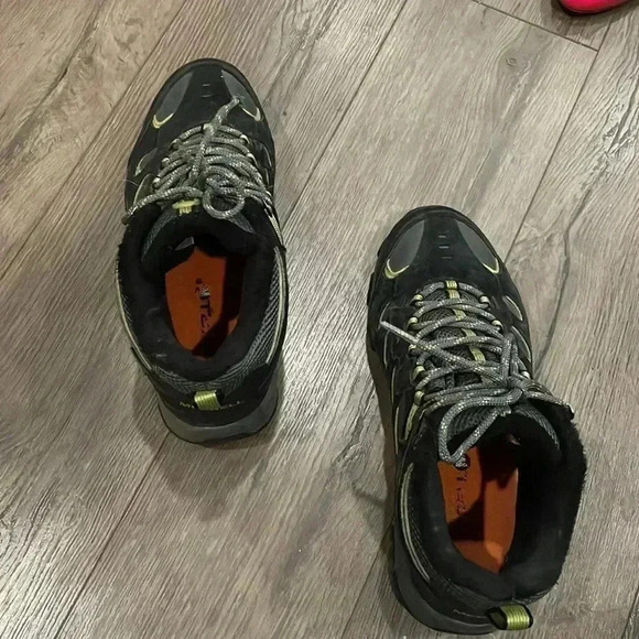 Merrell  Mens Size 7.5 Ridgepass J227162C Black/Moss Thermo Mid Waterproof Boots - Picture 4 of 11